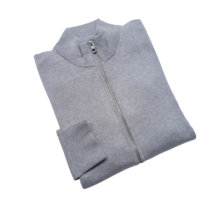 Michael Kors Core Full Zip Sweater - Heather Grey