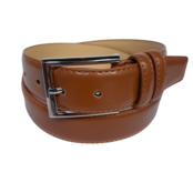 DICAPRI LEATHER BELT - Cognac
