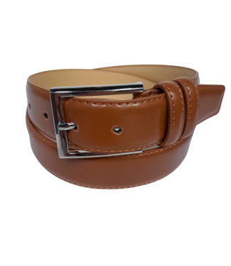 DICAPRI LEATHER BELT - Cognac