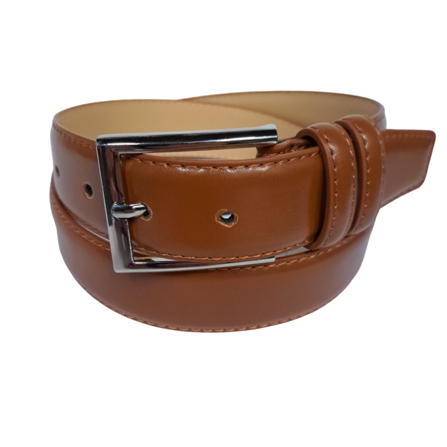DICAPRI LEATHER BELT - Cognac