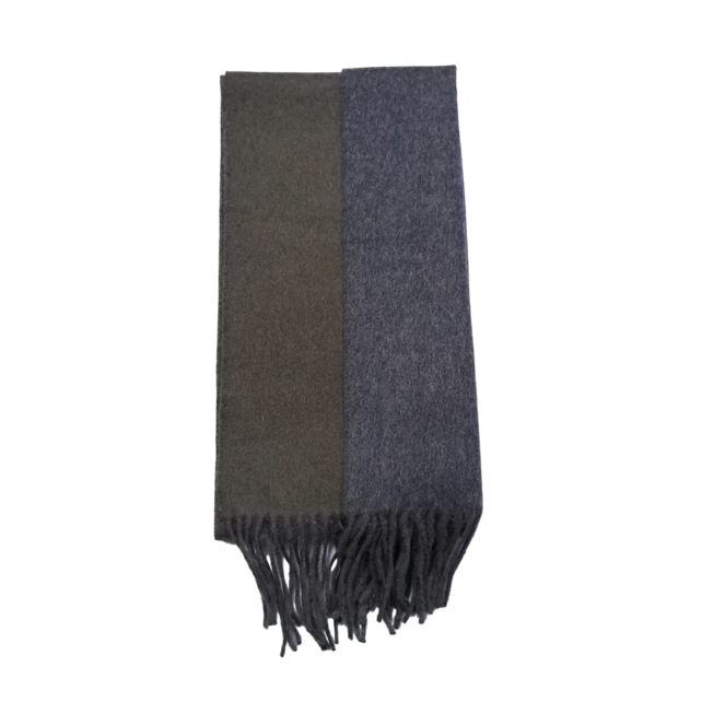 FRAAS WOOL CASHMERE SCARF MOSS GREEN