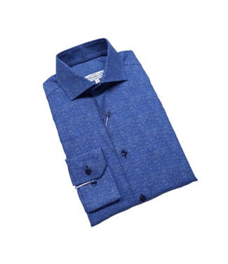 7 Downie St. 7 Downie St. Patterned Dress Shirt - Blue - SW 1110 LS
