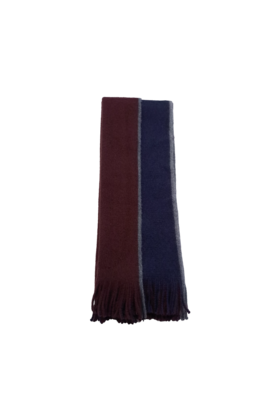 FRAAS WOOL CASHMERE SCARF BURGUNDY