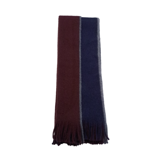 FRAAS WOOL CASHMERE SCARF BURGUNDY