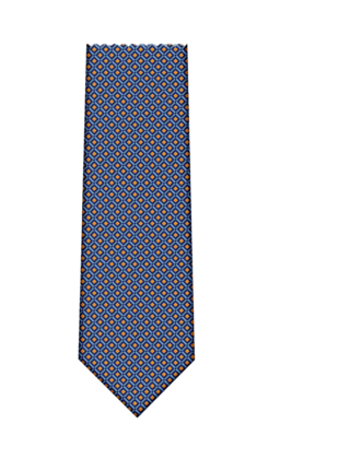 7 Downie St. Pattern Silk Tie - K22161