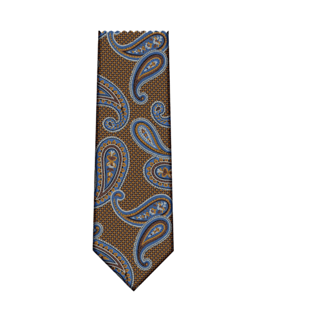 7 Downie St. Patterned Silk Tie - K22186-1