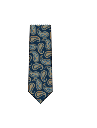 7 Downie St. Pattern Silk Tie - K22487
