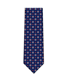 7 Downie St. Pattern Silk Tie - K22162B