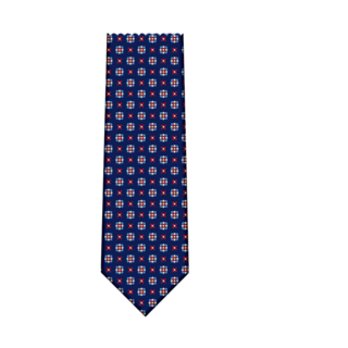 7 Downie St. Pattern Silk Tie - K22162B