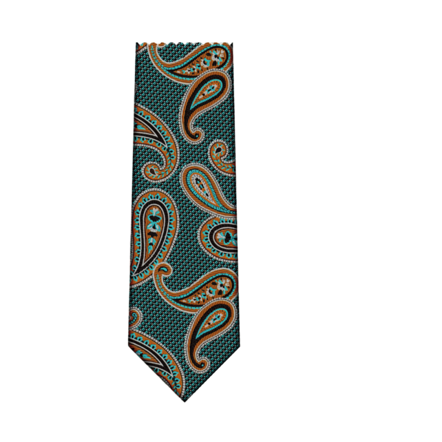 7 Downie St. Pattern Silk Tie - K22186-3