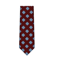 7 Downie St. Pattern Silk Tie - K22497-1