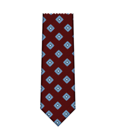 7 Downie St. Pattern Silk Tie - K22497-1