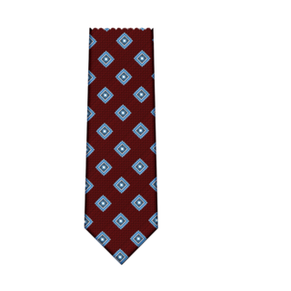 7 Downie St. Pattern Silk Tie - K22497-1