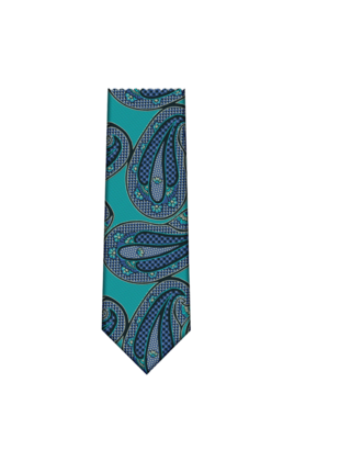 7 Downie St. Patterned Silk Tie - K22187-2