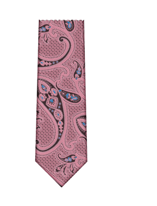 7 Downie St. Patterned Silk Tie - K22191-1