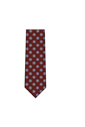 7 Downie St. Patterned Silk Tie - K22172-2