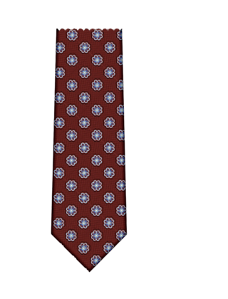 7 Downie St. Patterned Silk Tie - K22172-2
