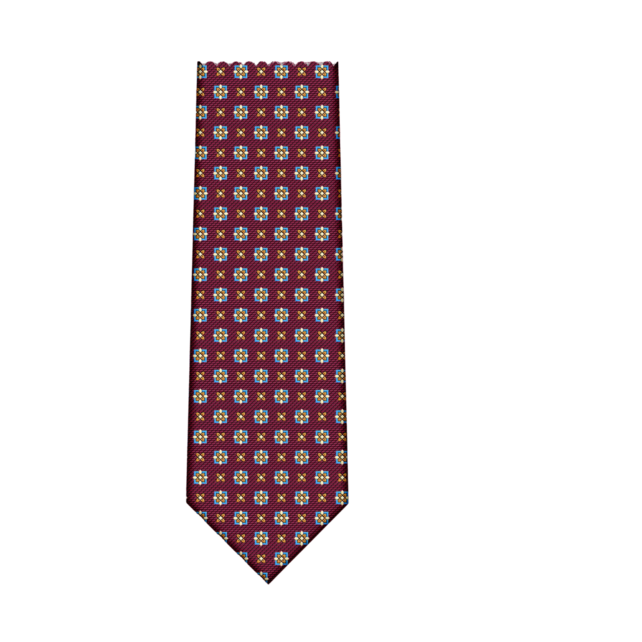 7 Downie St. Pattern Silk Tie - K22162 R