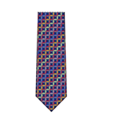 Downie St. Patterned Silk Tie - K22175