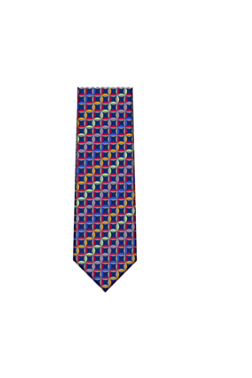 Downie St. Patterned Silk Tie - K22175