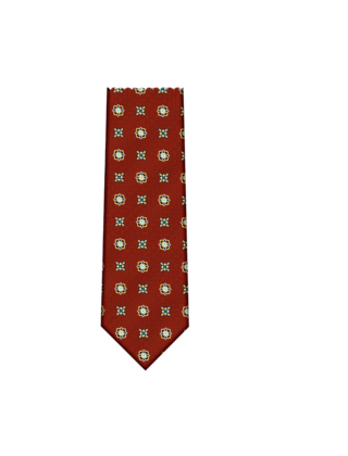 7 Downie St. Patterned Silk Tie - K22496-2