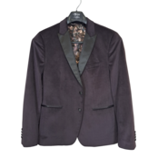 LIEF HORSENS VELVET TUX JACKET 46R PLUM