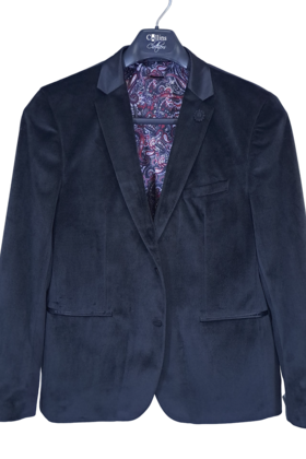 LIEF HORSENS VELVET TUX JACKET - Black