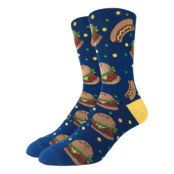 Good Luck Socks - King Size (13-17) - Burgers & Hotdogs Good Luck Socks - King Size (13-17) - Burgers & Hotdogs