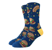 Good Luck Socks - King Size (13-17) - Burgers & Hotdogs