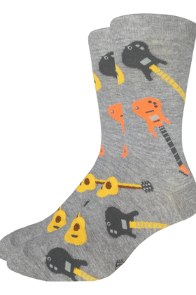 Good Luck Socks - King Size (13-17) - Guitars