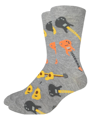 Good Luck Socks - King Size (13-17) - Guitars