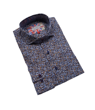 7 Downie St. 7 Downie St. Patterned Dress Shirt - Multi - FB 63 LS