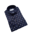 7 Downie St. 7 Downie St. Patterned Dress Shirt - FW 48 Navy LS