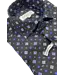 7 Downie St. 7 Downie St. Patterned Dress Shirt - FW 48 Navy LS