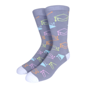 Collins Clothiers Grad Socks Grey