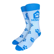 Collins Clothiers Socks - Humane Society Light Blue