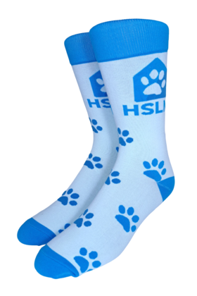 Collins Clothiers Socks - Humane Society Light Blue