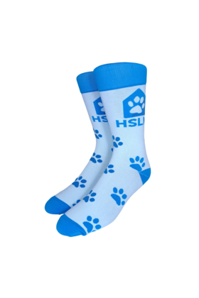 Collins Clothiers Socks - Humane Society Light Blue