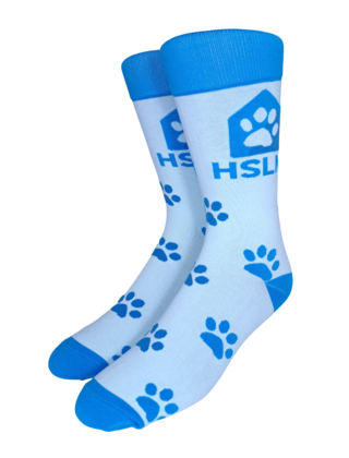 Collins Clothiers Socks - Humane Society Light Blue