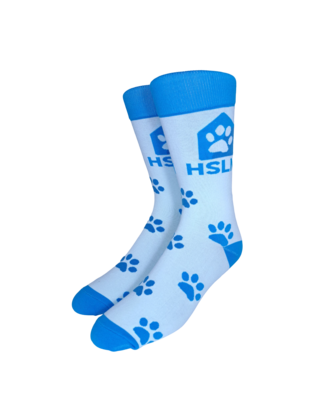 Collins Clothiers Socks - Humane Society Light Blue