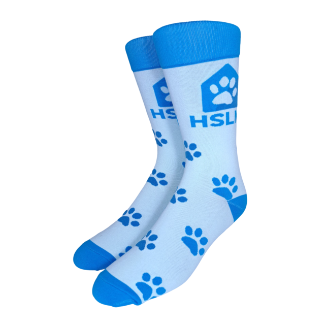 Collins Clothiers Socks - Humane Society Light Blue