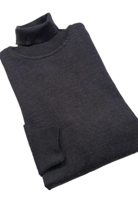 Lief Horsens Black Label Turtleneck - Charcoal