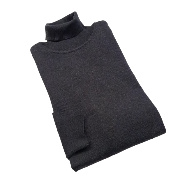 Lief Horsens Black Label Turtleneck - Charcoal