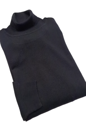 Lief Horsens Black Label Turtleneck - Black