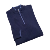Lief Horsens 1/4 Zip Sweater - Navy Lief Horsens 1/4 Zip Sweater - Navy