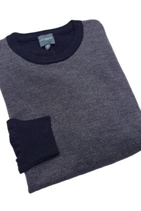 Leo Chevalier Crewneck Sweater - Navy