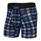 SAXX VIBE Boxer Brief - Flannel Check - Blue SAXX VIBE Boxer Brief - Flannel Check - Blue