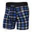 SAXX SAXX VIBE Boxer Brief - Flannel Check - Blue