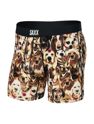 SAXX VIBE Boxer Brief - Dogs Of Saxx- Multi