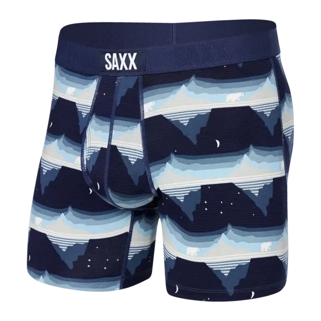 SAXX ULTRA Boxer Brief - Go With The Floe- Navy SAXX ULTRA Boxer Brief - Go With The Floe- Navy